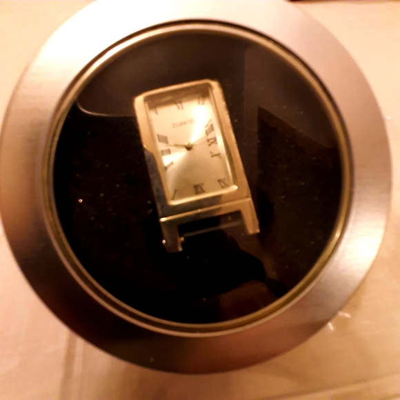 NEW Silver Rectangular Quartz Clip Watch - Picture 6 of 7